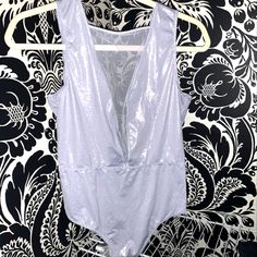 New Victoria's Secret Shine Silver Nighty Teddy Size Medium. Fitted V-neck Sleepwear For Parties, Fitted V-neck Party Sleepwear, Lined Summer Sleepwear, Victoria's Secret Stretch Bodysuit With Lined Body, Victoria's Secret V-neck Sleepwear For Parties, Victoria's Secret Party Swimwear, Victoria's Secret Sleeveless Party Swimwear, Fitted Victoria's Secret Sleepwear For Party, Fitted Party Sleepwear From Victoria's Secret