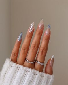 December Nails, Holiday Nail Designs, Nagel Tips, Smink Inspiration, New Year's Nails