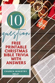 This free printable Christmas Bible trivia with answers is a great way to celebrate the holiday season with church family or at home. Christian Christmas Printables, Christmas Bible Trivia, Christmas Bible Study, Free Christian Printables, Bible Trivia, Christmas Lesson, Questions With Answers, Effective Prayer, Church Family