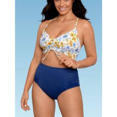 Women's Slimming Control Cinch-Front Crossback Bikini Top Beach Betty By Miracle Brands Live Your Best Beachy Daydreams In This Slimming Control Shirred Bikini Crop Top From Beach Betty. The V-Neck Top Has Adjustable Front Shirring, Allowing You To Customize Your Coverage. Miracle Brands' Exclusive Fabric Gives You A Smooth, Shaped Silhouette, While Adjustable Cross Back Straps And Removable Foam Cups Keep You Comfortably Supported All Day Long. Pair With Your Favorite Beach Betty Bottoms And Dr Underwire Tie Back Tankini For Vacation, Underwire Tie-back Tankini For Vacation, High Waist Beachwear Swimwear With Drawstring, High Waist Drawstring Swimwear For Vacation, High Waist Drawstring Swimwear For Beach, High Waist Drawstring Swimwear, Ruched Triangle Top Tankini For Pool, High Waist Fitted Swimwear With Drawstring, Fitted High Waist Swimwear With Drawstring