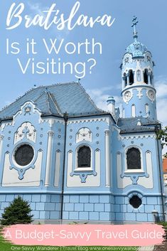 a blue and white church with the words batisland is it worth visiting?