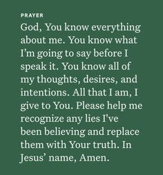 a green background with the words prayer for jesus