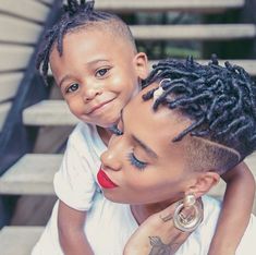 Short Locs With Shaved Sides, Locs With Shaved Sides Dreadlocks, Locs Shaved Sides, Mohawk Locs, Very Short Locs, Short Hair Shaved Sides, Women Natural Hairstyles, Afro Styles