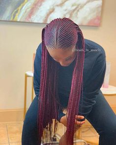 45 Hot Fulani Braids to Copy This Summer | Page 4 of 4 | StayGlam Hair Braiding Styles, African Hair Braiding, African Hair Braiding Styles, Braiding Styles, Braids Hairstyles Pictures, Feed In Braid, Fulani Braids, Girl Braids, Girls Hairstyles Braids