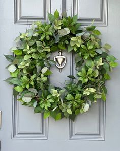 Handmade Eucalyptus greenery wreath Eucalyptus Wreath Diy, Eucalyptus Wreaths, Fall Eucalyptus, Organic Elements, All Season Wreath, Evergreen Wreath, Charming Home, Magnolia Wreath, Interior Wall Decor