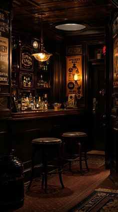 Basements Bar English Pubs Aesthetic, New Orleans Bar Aesthetic, 1920s Bar Decor, Vintage Bar Aesthetic Dark, 1940s Bar Aesthetic, Smoky Bar Aesthetic, Roaring 20s Speakeasy Aesthetic, Speakeasy Room Ideas Basement, Modern Speakeasy Aesthetic