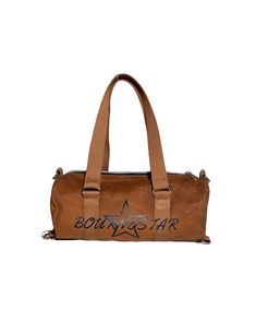 Stand out from the crowd with our Bournestar™ Duffle Bag. Made from 2 layers of heavyweight denim, making it soft to the touch and durable. With a spacious interior and 2 side pockets this bag fits all the essentials - perfect for day to day life. Wear with a pair of our sweats or any outfit of your choice. Casual Brown Satchel For On-the-go, Trendy Brown Canvas Satchel, Functional Brown Canvas Bag With Zipper, Brown Functional Canvas Bag With Zipper, Functional Brown Canvas Bag With Zipper Closure, Functional Brown Travel Bag For Everyday, Functional Brown Everyday Travel Bag, Trendy Brown Canvas Bag For Everyday Use, Trendy Brown Canvas Bag With Zipper Closure