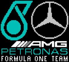 the logo for petronas formula one team, which is designed to look like a water drop