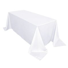 a white tablecloth on a white background