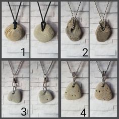 the steps to make a rock pendant