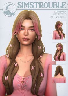 A direct link to the pictured custom content made by Simstrouble! #thesims4 #thesims #thesims4cc #sims4cc #simscustomcontent #sims4customcontent #sims4customcontent Sims 4 Cc Hair French Braids, Sims 4 Cc Fairy Hair Patreon, Sims 4 Up Do Hair Cc, Lotr Sims 4 Cc, Sims 4 Hair Lookbooks Cc, Sims4 Hair Maxis Match, The Sims 4 Hair Maxis Match, Sims 4 Cc Sims Download, Ts4 Maxis Match Cc