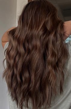 Lava Chocolate Brown Hair Color Idea Things To Do With Brown Hair, Cholate Brown Color Hair, Level 8 Brown Hair, All Brown Hair Color Shades, Brown Shades Of Hair Color, Chocolate Brown Hair With Green Eyes, Box Dye Hair Color Ideas, Spice Up Brown Hair, One Colour Brown Hair