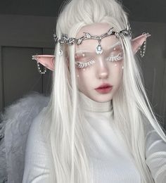 ade.llish (ig) Fairies Elves, New Skin, Maquillaje De Ojos, Makeup Tutorial, Elf, Eye Makeup, Harry Potter, Photoshop