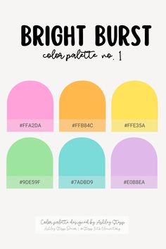 bright burst color palette no 1