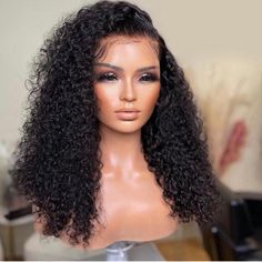 18inch waterwave lace wig Lace Side Part, Stylish Hairstyles, Hair Care Oil, Invisible Lace, Short Curly Bob, Lace Closure Wig, Closure Wig, Frontal Wig