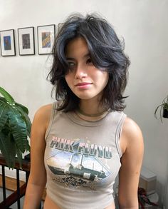 Image 1 of 1 Shag Haircuts Short Hair, Shag Choppy Haircut, Shag Hair With Bangs Medium, Shaggy Hair Shoulder Length, Short Chunky Layered Hair, Choppy Layers For Shoulder Length Hair, Shag No Bangs Hairstyles Medium, Choppy Layers Bob, Short Layered Haircuts Thick Hair