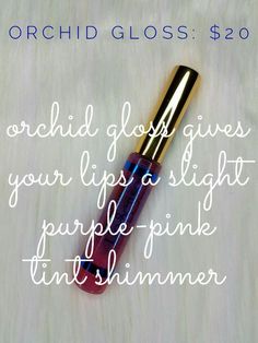 Senegence Orchid Gloss Lipsense Glosses, Smudge Proof Lipstick