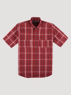 Details:Wrangler style# 112325150 Casual Red Shirt With Pockets, Red Cotton Casual Flannel Shirt, Casual Red Cotton Flannel Shirt, Red Cotton Flannel Shirt With Pockets, Pajama Robe, Plaid Shorts, Sleepwear Robe, Pant Shirt, Pajama Shorts