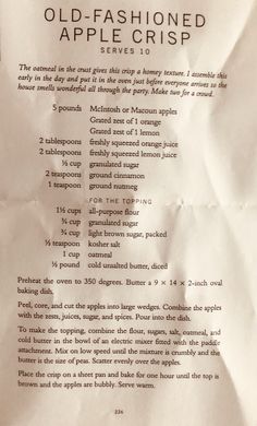 an old - fashioned appetizer recipe written in english