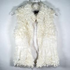 Pologeorgis Women's 100% Real Lamb + Rabbit Fur Vest Xs Off-White Sleeveless Top. Open Front, Sleeveless, Full Lined, Pockets Condition: Gently Pre-Owned. No Flaws! Size: X-Small Underarm-To-Underarm: 17" Length: 22.5" Materials: 100% Real Lamb And Real Rabbit Fur White Vest Outerwear For Spring, White Sleeveless Vest For Winter, Elegant White Vest For Fall, Elegant White Vest Outerwear, Elegant White Sleeveless Outerwear, White Sleeveless Winter Vest, Sleeveless Fur Coat With Faux Fur Trim, Sleeveless Faux Fur Outerwear, Womens Fur Vest