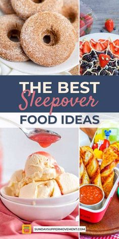 the best sleepover food ideas