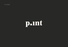 the word pnt is written in white on a black background