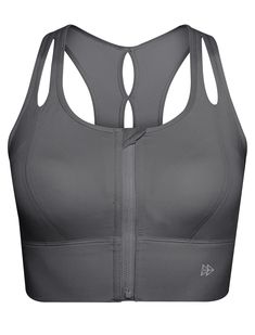 PRICES MAY VARY. FRONT ZIP SPORTS BRA - There is nothing more annoying than having to do a contortionist trick to get the sports bra off after a workout and getting all sweaty, you just unzip! Super easy! That’s where the joy of a front zip sports bra comes in. Especially if you have had any sort of shoulder injury/surgery or even while nursing. YKK zipper with anti-scratch device,will stay in place all day long, the top has a cloth flap, keeps it from poking you, not even notice it's there afte Shoulder Injury, Compression Bra, Running Sports Bra, Best Sports Bras, Front Zip Sports Bra, Shoulder Injuries, Womens Sports, High Impact Sports Bra, High Intensity Workout