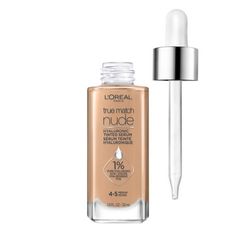 L'Oreal Paris True Match Hyaluronic Tinted Serum Makeup Skincare Hybrid - 4-5 Medium - 1 fl oz Loreal Skin Tint, Loreal Serum Foundation, Serum Makeup, Infallible Foundation, Tinted Serum, Loreal Paris Infallible, Makeup Skincare, L Oreal, Loreal Paris