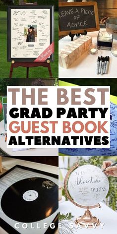 the best grad party guest book alternatives