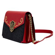 The Loungefly House of the Dragon Targaryen Crossbody Bag features an elegant all-over print of a debossed dragon motif. Up above, metallic gold details mimic a flame that accompanies a molded dragon charm on the bag’s top flap. A gold foil dragon egg appears on the back. Dimensions: 9.5”W x 7”H x 4”D Material: Faux Leather (polyurethane) Features: Bag has adjustable shoulder strap and shiny gold hardware. Additional features include debossed, metallic, and printed details. This bag is an offici House Of The Dragon Targaryen, Tv Show House, Dragon Motif, House Targaryen, House Of The Dragon, Dragon Egg, Retro Gifts, Game Of Thrones Houses, Retro Tshirt