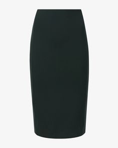 Chantal Skirt - Light Scuba :: Forest – M.M.LaFleur Fitted Midi Skirt Made Of Elastane, Fitted Elastane Midi Skirt, Fitted Green Skirt For Workwear, Fitted Green Elastane Skirt, Scuba Fabric, Pre Fall Collection, Getting Dressed, Virtual Stylist, Work Style