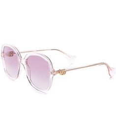 From Gucci&#x2C; these Women's Gg1178S 56mm Butterfly Sunglasses feature: Acetate frameButterfly shapeGradient lensNot Rx ableNon-polarizedApprox. 56mm lens - 20mm bridge - 145mm templeImported. Gucci Clear Glass Sunglasses, Gucci Sunglasses With Uv Protection And Glass Material, Gucci Clear Square Frame Sunglasses, Luxury Clear Sunglasses With Uva Protection, Gucci White Sunglasses With Uv Protection, Luxury Clear Gucci Sunglasses, Gucci Clear Sunglasses, Pastel Sunglasses, Sunglasses Gucci