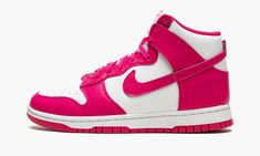 Dunk High W Dd1869 110 Dunk High Pink Prime, Cute Nike Shoes, School Clothes, Dunk High, Nike Dunk High, Shoes Pink, Cute Nikes, Girly Shoes, Stadium Goods