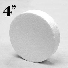 a white round object sitting on top of a table