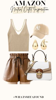 Casual chic neutral outfit ideas from amazon, amazon summer fashion finds, summer style Outfit Ideas From Amazon, Neutral Outfit Ideas, Chic Outfit Ideas, Neutral Outfit, Casual Chic Outfit, Chic Outfit, Neutral Fashion, Mode Inspiration, Amazon Fashion