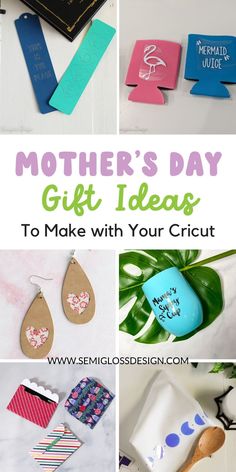 mother's day gift ideas to make with your cricut