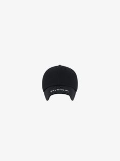 GIVENCHY embroidered cap in twill - black | Givenchy US Luxury Hats With Logo Patch And Curved Brim, Classic Fitted Hat With Curved Visor For Streetwear, Classic Curved Visor Fitted Hat For Streetwear, Classic Snapback Hat With Visor For Streetwear, Classic Black Fitted Hat With Curved Visor, Luxury Baseball Cap For Streetwear With Visor, Luxury Curved Visor Hat For Streetwear, Classic Baseball Cap With Logo Patch, Luxury Visor Baseball Cap For Streetwear