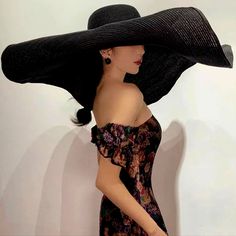 This Classic Look Is Absolutely Stunning! From The Kentucky Derby And Other Races To Church, Memorials, The Beach...Wear This Hat When You Want To Wow! Travels Well, And It's Even More Beautiful In Person. Where Class And Sophistication Meet! Our High-Quality Hats, Fascinators, Gloves, And Stockings Are Always "New," With Tags, Uniquely Designed And Absolutely Gorgeous! "Beloved Millinery Collections" Offer The Largest, Most Unique Selection Of High-Quality Designer And Couture Hats And Fascinat Big Sun Hat, Womens Wide Brim Hats, Womens Beach Hat, Floppy Beach Hat, Summer Hats Beach, Wide Brim Straw Hat, Floppy Hats, Wide Brim Sun Hat, Summer Sun Hat