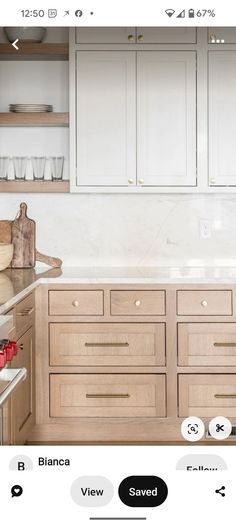 the kitchen is clean and ready to be used as a appliance for cooking