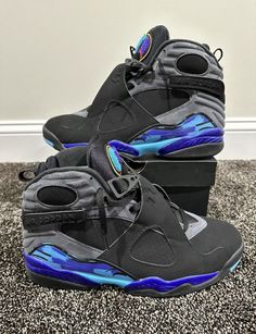 Air Jordan 8 Retro Aqua 2015 Sneaker Size 11 Excellent condition Og all 305381025 Jordan 8 Aqua, Air Jordan 8 Retro, Air Jordan 8, Jordan 10, Jordan 8, Jordan Retro, Drake, Air Jordan, Air Jordans