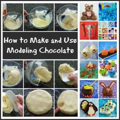 how to make and use modeling chocolate