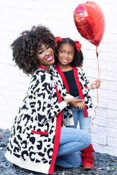 Mom And Daughter Winter Photoshoot, Mom And Daughter Valentines Photos, Mommy And Me Sweaters, Mommy And Me Valentines Day Outfits, Mommy And Me Heart Sweaters, Girls Holiday Outfit, Girls Special Occasion Dresses, Princess Movies, Matching Costumes