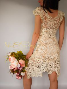 BEIGE Crochet Dress Beach Crochet Wedding Dress Unique Lace - Etsy White Crochet Wedding Dress, Crochet Lace Dress For Wedding, Fitted Lace Crochet Dress For Wedding, Bohemian Crochet Lace Dress For Wedding, Cream Sleeveless Lace Crochet Dress, Fitted Crochet Wedding Dress With Scalloped Lace, Lace Crochet Dress With Lace Trim For Wedding, Beige Sleeveless Crochet Lace Dress, Fitted Crochet Dress With Lace Patchwork For Wedding