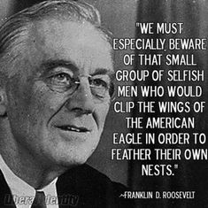 franklin d roosevelt quote about the american eagle