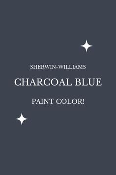 shewin williams's charcoal blue paint color is available for purchase on the web