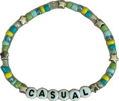 Casual Personalized Bracelets For Everyday, Personalized Casual Bracelets For Everyday, Casual Everyday Stretch Bracelet, Casual Personalized Everyday Bracelets, Casual Beaded Bracelets For Everyday, Casual Multicolor Hypoallergenic Friendship Bracelets, Casual Beaded Bracelets For Everyday Use, Casual Multicolor Stretch Bracelet For Everyday, Casual Hypoallergenic Friendship Bracelet