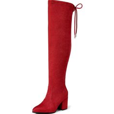 Step Out In Style With Dream Pairs Women's Thigh High Boots, Designed For Both Fashion And Comfort. These Over-The-Knee Boots Feature A 3-Inch Block Heel, Offering The Perfect Balance Of Elegance And All-Day Wearability. Crafted From Eco-Friendly, Skin-Friendly Faux Suede, These Boots Provide A Lightweight And Snug Fit, Almost Like Wearing Socks. The 0.2-Inch Soft Latex Insole Adds Extra Support For Your Feet, Ensuring Comfort With Every Step. A Convenient Zip Closure Makes Them Easy To Wear. Pe Womens Thigh High Boots, Note Box, Thigh High Boots, Thigh High, Shoes Heels Boots, Over The Knee Boots, Thigh Highs, Over The Knee, High Boots