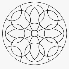 an image of a circular design in the shape of a flower on a white background