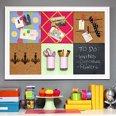 a pinter's guide to the pottery barn ten - inspired bulletin board system