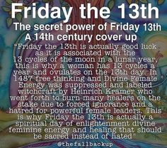 Friday 13th, Secret Power, Wiccan Witch, Wiccan Spell Book, Witch Spell Book, Witch Magic, Moon Cycles, Wiccan Spells, White Magic